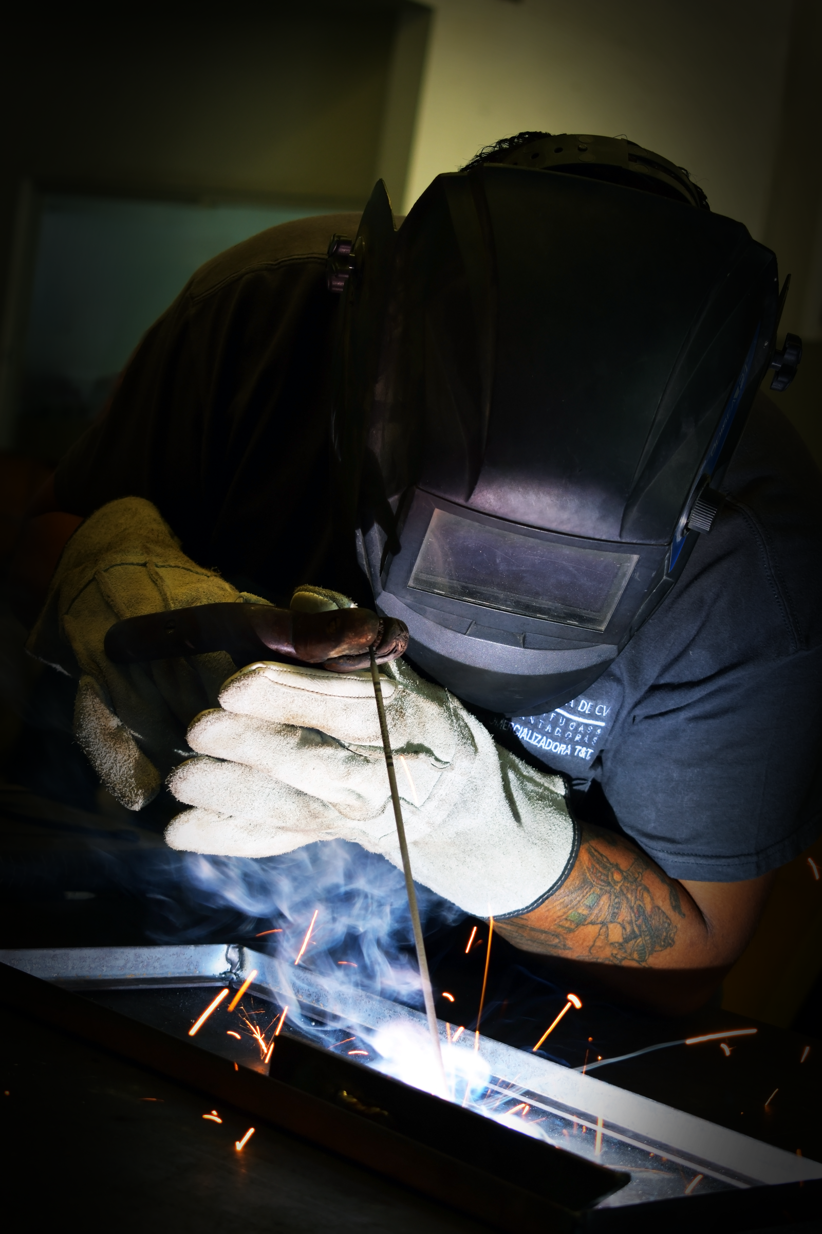 Trabajo de soldadura